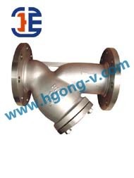 ANSI stainless steel flange Y strainer